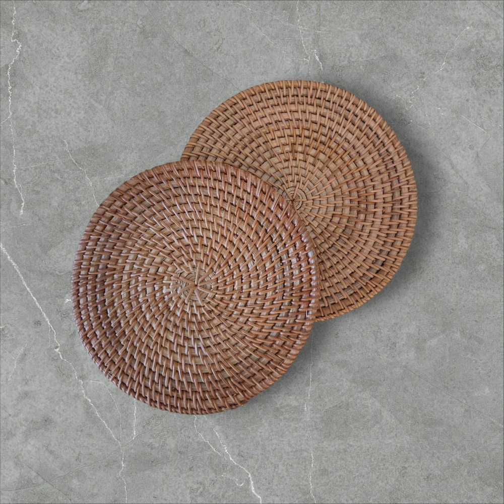 CLEARANCE woven Rattan Placemats